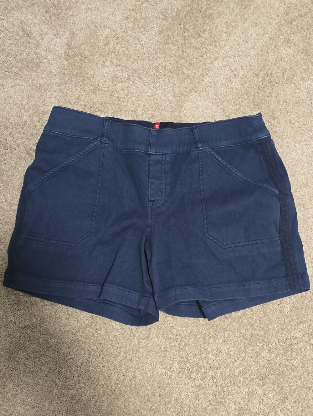 SPANX Navy Blue Everyday Pull-On Shorts